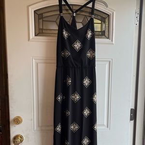 White House Black Market Women’s Black Maxi Dress size XSmall